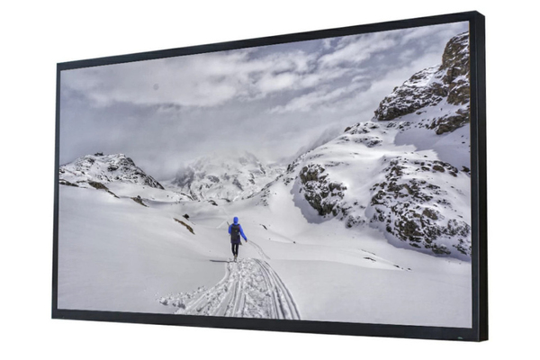Уличный Smart Ultra HD (4K) LED телевизор AVS430OT (черная рамка) с комплектующими