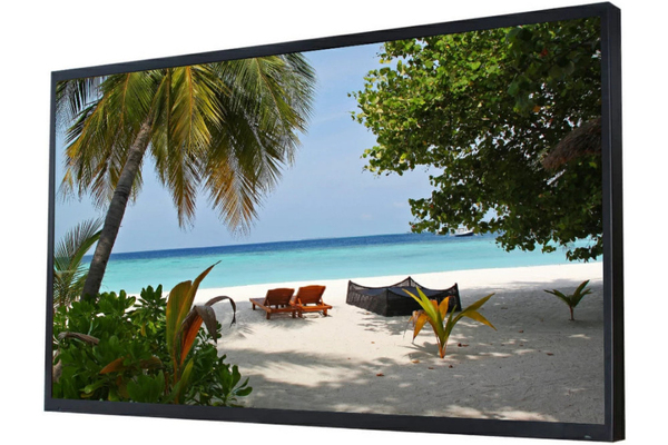 Уличный Smart Ultra HD (4K) LED телевизор AVS650OT (черная рамка) с комплектующими