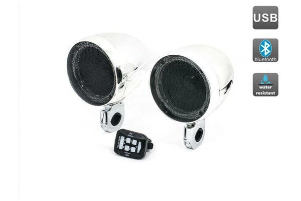 AVS350MPCH аудиосистема для мотоцикла (AVS350MP хром)